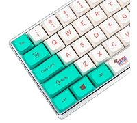 YMDK Dye Sub ZDA Simile a XDA Keycaps PBT Keycap per MX Keyboard 104 87 61 Melody 96 KBD75 ID80 GK64 SP84 (132 Happy Planet)