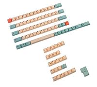 YMDK Hami Melon 64 Dye-sub PBT Keycaps Spagna UK francese ISO per tastiera 64 BM60 GK64 GK64x (kit tedesco)
