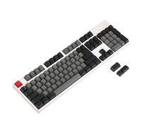 YMDK - Keycap con profilo OEM in PBT nero e bianco, adatto per Steelseries 6GV2 7G (Dolch) (solo keycap)