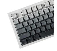 YMDK Keycaps sfumati Blacklit Spessi Keycap PBT, Shine Through OEM Profile, Set di 134 tasti Cherry Profile Dye Sub, Stile minimalista Custom Key Cap per tastiere meccaniche MX