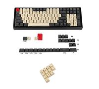 YMDK Laser Inciso Regno Unito Italiano Spagna Tedesco ISO OEM Profilo Spessore PBT Keycap per MX Tastiera Meccanica YMD96 KBD75 104 87 61 (Carbon UK ISO)