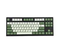 YMDK Matcha 3.0 Dye Sub ZDA PBT Keycap Simile a XDA Giapponese Coreano Russo per MX Split Keyboard 104 87 61 Melody 96 KBD75 ID80 GK64 68 (solo Keycap) (Matcha Japanese Kit 3.0)
