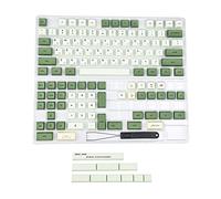 YMDK Matcha 3.0 Dye Sub ZDA PBT Keycap Simile a XDA Giapponese Coreano Russo per MX Split Keyboard 104 87 61 Melody 96 KBD75 ID80 GK64 68 (solo Keycap) (Matcha Coreano Kit 3.0)