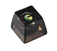 YMDK Novità Artisan Keycap Resina Shine Through Evil Eye Keycaps per Cherry MX Tastiera Meccanica Gaming