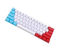 Ymdk personalizzato 61 ANSI Keyset OEM profilo spesso PBT Keycap set per Cherry MX interruttori tastiera meccanica da gioco blu/bianco Blue/White Top Printed