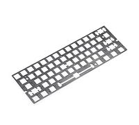 YMDK Piastra di posizionamento anodizzata ANSI con finitura in alluminio a spazzola montata a piastra per PCB GH60 GK61 GK61x Hot Swap PCB