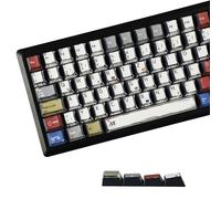 YMDK Retro Manga Tema Keycaps Tedesco QWERTZ Layout Anime Comic Set Completo 141 Tasti Creativo Interessante Fatto In Casa Custom Keycap PBT Dye Sub Cherry Profilo Tasti per MX Tastiera Meccanica