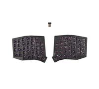 YMDK Sofle Tastiera Wireless Split 2.4Ghz 64 Tasti Ergonomica Hotswap 60% Layout 3D PLA Vial All Key Programmabile Mini Kit Tastiera da Gioco Indipendente