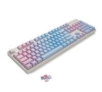 YMDK Sunset Gradient OEM Profile 108 87 61 Tasto tinto Spessore PBT Keyset per Cherry MX Tastiera Meccanica (solo Keycap), 108 Stampa Laterale