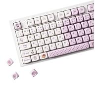 YMDK Taro Incolla Bobo Tema Keycaps 125 Tasti Profilo MOA PBT Dye Sub Cute Custom Keycap per 61/68/84/87/98/100 Layout MX Tastiera Meccanica