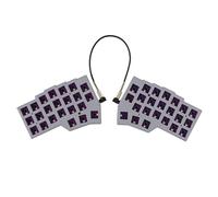 YMDK Tastiera Split Corne V4.1 46 Tasti Ergonomico Hotswappable 40% Layout 3D PLA RGB QMK Vial All Key Programmabile Mini Kit Tastiera da Gioco Indipendente