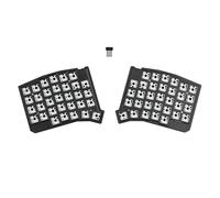 YMDK Wsofle_Lp Tastiera Wireless Split Basso Profilo 2.4Ghz 64 Tasti Ergonomica Hotswap 60% 3D PLA Vial All Key Programmabile Mini Kit Tastiera da Gioco Indipendente