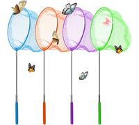 YMDZ 4 PCS Rete Pesca Farfalla telescopica Reti Rete Farfalle a Scomparsa Utilizzato per Catturare Insetti Farfalle Pesci e Insetti