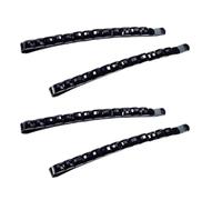 Ymhapp 4 Fermagli Neri con Strass, Forcine per Capelli Lucide, Forcine per Capelli, Accessori per Capelli da Donna, in Metallo