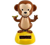 Ymhapp Carina scimmia solare scimmia danzante figura per cruscotto auto decorazione desktop per bambini adolescenti kit di energia solare novità decorazione automatica