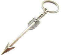 Ymhapp Portachiavi in argento con arco e freccia portachiavi con freccia Boho Portachiavi Arciere Regalo Balestra Arco Gioielli Tiro con l'arco (freccia con catena 1.1x6.5cm) Perline e risultati di