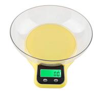 Ymiko Bilancia Digitale da con Sensore 0,1g e Ciotola Inclusa per Alimenti Liquidi e Solidi per Pastella, Cottura, Dieta, Viaggi