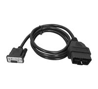 Ymiko Cavo di Prolunga Diagnostico, 16 Pin OBD2 a RS232 DB9 Adattatore per Cavo di Prolunga per Adattatore per Interfaccia Diagnostica per Auto Connettore OBD-II Strumenti Diagnostici
