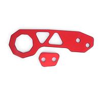 Ymiko Gancio di Traino Posteriore Gancio di Traino Posteriore in Lega di Alluminio Rosso per Anello di Rimorchio per Auto da Corsa di Soccorso Stradale