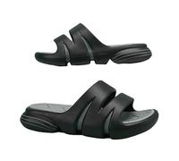 YMKJZLBD Ciabatte Uomo I Sandali Maschili Sono alla Moda E Versatili per L'Estate, Comodi Uso Interno Ed Esterno-Grigio Nero-44-45