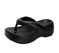 YMKJZLBD infradito Donnetto Da Donna Slifor Flip Tacchi Estivi Modici Scivoli Spiaggia Per Il Bagno Interni-nero-35-36