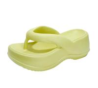 YMKJZLBD infradito Donnetto Da Donna Slifor Flip Tacchi Estivi Modici Scivoli Spiaggia Per Il Bagno Interni-verde-39-40