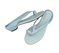 YMKJZLBD infradito Fashion Round Toe Ladies Basso Tallone Pantofole Scarpe Da Donna Slide Sandali Femminili Flip Flip-blu-39 (us-7 5) Lunghezza Del Piede 9 65 "