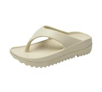 YMKJZLBD infradito Flip Flops Estivi Per Le Donne Suole Spesse Sandali Da Spiaggia Comfort Morbide All'aperto Eva Pantofole Lafy Home Slides-khaki-37-38
