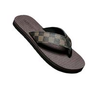YMKJZLBD Infradito Uomo Flip-Flops Primavera da Beach Traspirante con La Sola Morbida Resistente alle Clip-flop-marrone-42
