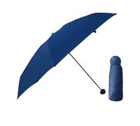 YMKJZLBD Ombrello da Sole Umbrella Ombrellino Cinque Volte in Plastica A Sei Ossa Protezione UV Pieghevole Capsula Soleggiata-Blu Scuro-Blackout Completo 6-Tre-frema 5 (Copertina di Stoffa)