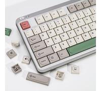 YMKPVR KBDiy 9009 Doys Keycaps a basso profilo con sublimazione del colore PBT retrò personalizzato, set di 138 tasti per switch Cherry Gateron MX e tastiere meccaniche