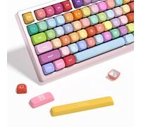 YMKPVR KBDiy Gummy Bears KOA Profile Keycaps 100%, in PBT a sublimazione del colore, set di 139 tappi per tasti per switch Cherry Gateron MX e tastiere meccaniche