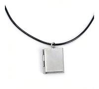 YMlexzoo Collana con medaglione a forma di libro, accessorio per cosplay, Jjk, accessorio per Halloween