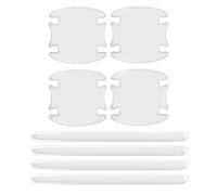 YMLVET 8 Pezzi Pellicola Protettiva per Maniglia Portiera Auto per Audi Q2/Q3 8U/Q3/Q3 Sportback/Q5 8R/Q5 Sportback/Q5/Q7 4L/Q7 4M/Q8 2005-2025, Adesivo Protezione Auto AntiGraffio Accessori,A