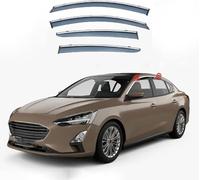 YMLVET Deflettori Finestrini Auto per Ford Focus C159 2019-2022, Deflettori Auto Deflettori D’Aria Lunotto Posteriore Deflettori D’Aria Accessori