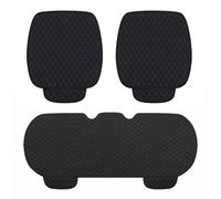 YMNBFCX 3Pezzi Cuscino Sedile Auto, per Mini Countryman 2011-2016 Antiscivolo Sedili Anteriori e Guidatore Comfort Coprisedile,Black