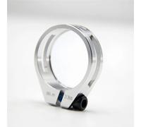 Ymnilian Collarino Reggisella, Morsetto Sella Bici Morsetto reggisella for Bici da MTB 31,8 mm Clip for Tubo Sella for Bicicletta Strada 34,9 Accessori for Tubi Montagna Ultraleggeri(Silver 31.8mm)