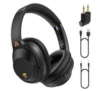 YMOO Bluetooth 5.3 Over Ear Cuffie con Hybrid Cancellazione attiva del rumore per aereo/TV, Audio ad alta risoluzione LDAC, 80 ore di gioco, EQ nell'app, Wireless & Wired Audio Headphones