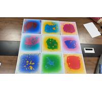 Ymoryiyi Set di 9 tappetini sensoriali colorati per lo sviluppo motorio e la promozione dei sensi, per Kita Home