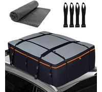 YMPPMKN 580L Box da Tetto per Auto Resistente con Fibbie, Box da Tetto Auto Pieghevole, Borsa da Tetto Impermeabile, Baule Tetto Auto per Tutti i Veicoli con/Senza Portapacchi
