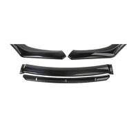 YMQXWZDR Splitter Spoiler Paraurti Anteriore Auto per BMW 2 Serise F44 Gran Coupé 2020-2023,Labbro Anteriore Laterale Splitter Diffusore Canard Protector Kit Corpo Accessori,A1-Black