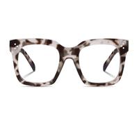 YMRFW Opresized, occhiali con blocco della luce blu per uomo e donna, stile retrò, quadrati, per computer, TV, anti affaticamento degli occhi, Turchese, 1pack