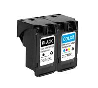 YMssCVKPg Cartuccia d'inchiostro ricaricabile 30 ml compatibile con PG-745XL CLI-746XL per stampanti MG2470 MG2570 MG2970 IP2870 IP2872 TR4570(BK-CL)