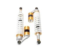 YmsWd Set di ammortizzatori ad Aria Anteriori da 410 mm e 375 mm in Lega di Alluminio e Acciaio Massiccio for Modelli 1987-2006(White Gold)