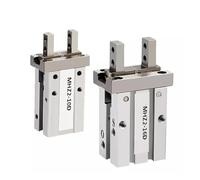 YMUGUEGH 1 pz MHZ2 MHZL2 Pneumatico 2 Finger Air Pinza Cilindro MHZ2-10D MHZ2-16D 6D 20D 25D 32D 40D SC Morsetti in Alluminio Dito Cilindri(MHZ2-25S)