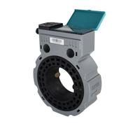 YMUGUEGH Contatore d'Acqua con Alimentazione a Batteria, Attacco flangiato DN50mm DN65 DN80 DN100 DN125 DN150, misuratore di Portata d'Acqua Digitale IP68(DN80)