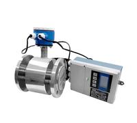 YMUGUEGH Misuratore di Portata elettromagnetico Diviso Display Impulso 4-20mA Uscita Segnale RS485 Misuratore di Portata(DN10 (SS304))