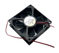 YMUGUEGH Ventola di Raffreddamento for Server a 2 Fili HDS0812EA DC 12V 0,38A 80x80x25mm