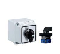 YMW26-20/1M Circuito di controllo del commutatore commutazione dell'interruttore a camma rotante impermeabile IP65 690V 20A 1 polo con scatola protettiva LW26 LW28 LW39B(OFF-ON with box)