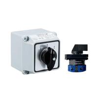 YMW26-20/1M IP65 Interruttore a camme rotante Circuito di controllo di commutazione 690V 20A 1 polo con scatola protettiva LW26 LW28 LW39B 1 pz(1-0-2 with box)